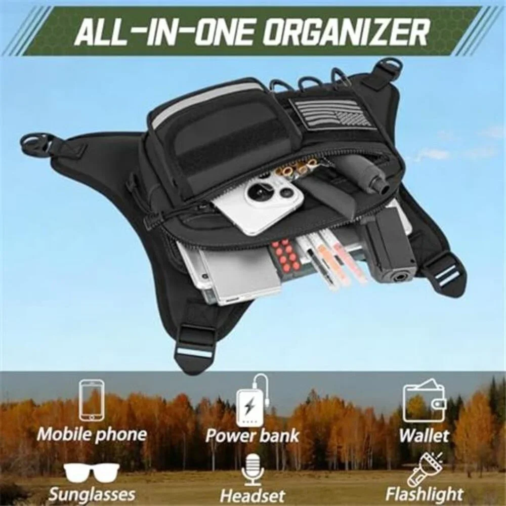 Chest Bag for Men Women Outdoor Sports Running Vest Bag